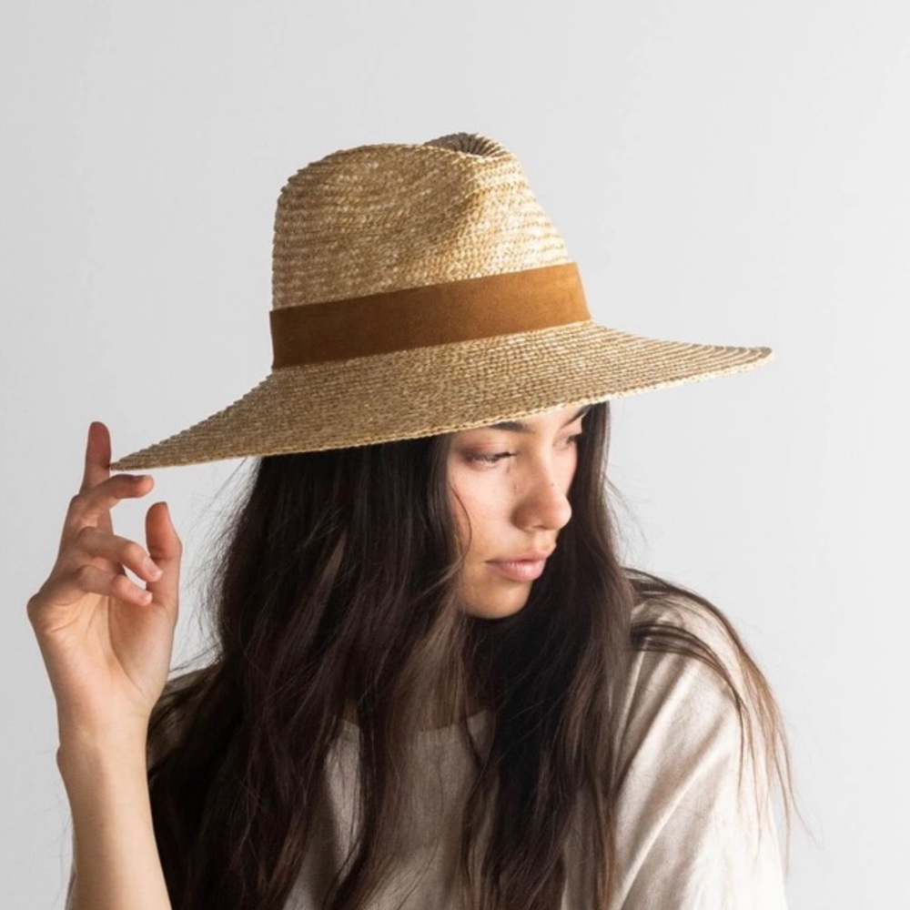 Gigi Pip straw fedora hat